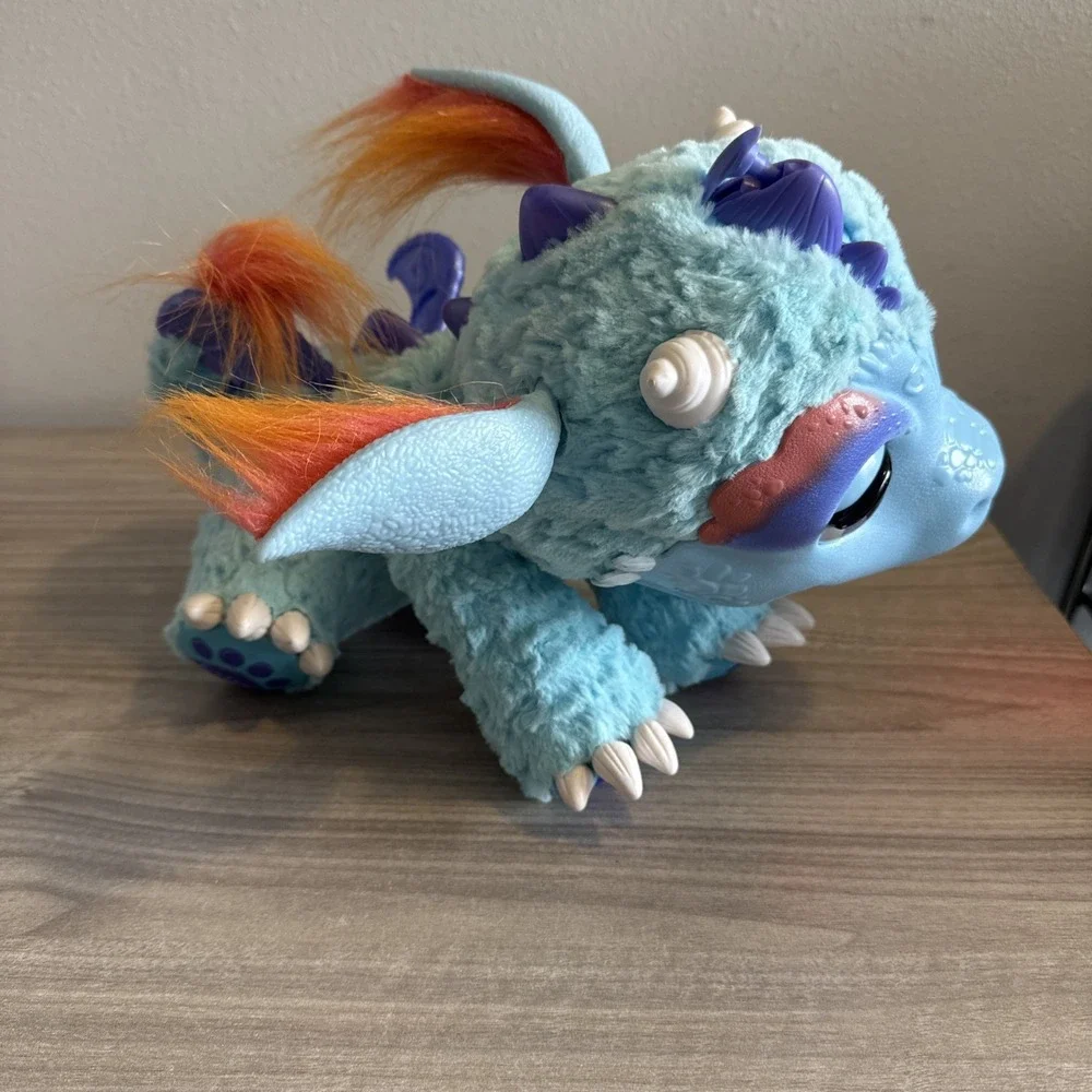 FurReal Friends Torch My Blazin'‎ Baby Dragon Light Sound Animated Pet Works